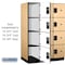 Salsbury Industries 4 Tier Designer Locker, 54"Wx76"Hx24"D, 12 Door, Maple 18-24364MAP - alternate 2